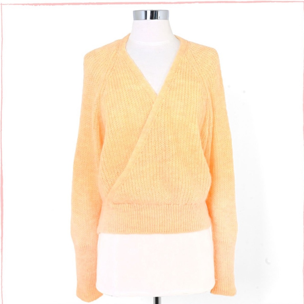 Yellow Ballet Wrap Swester